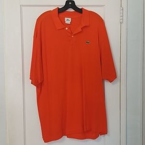 LACOSTE POLO ORANGE SHIRT